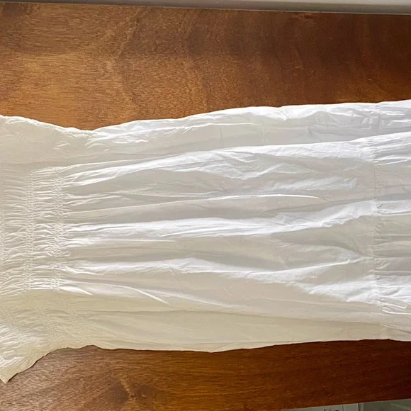 French Connection White Smocked Sundress - Picture 6 of 6
